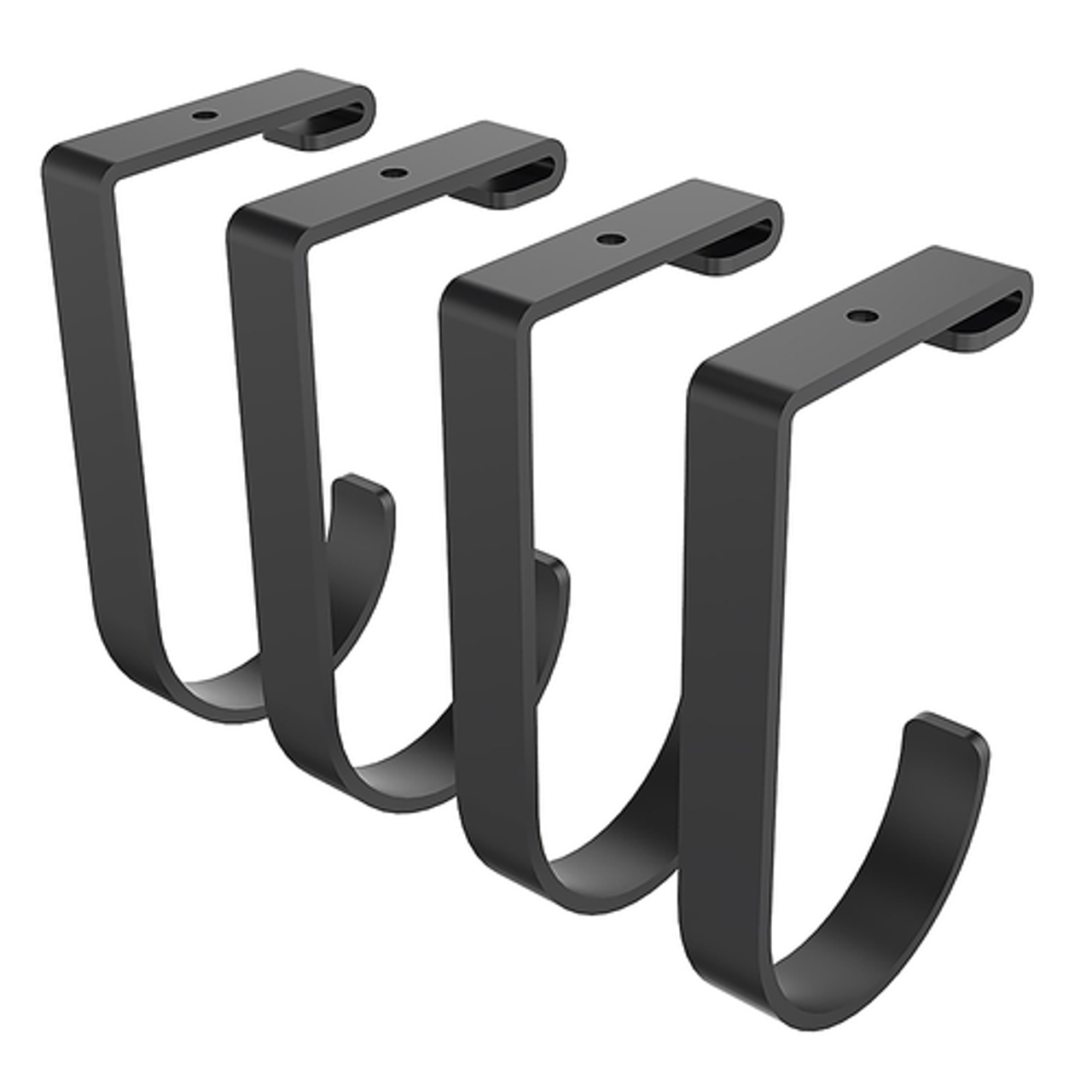 FlexiSpot - Fleximounts 2-pack 4 Ft. x 8 Ft. Overhead Garage Rack with 4-pack Hooks - Black