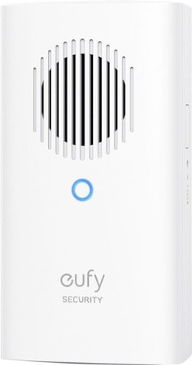 eufy Security Chime Add-On for Video Doorbell, Plug In - White - White