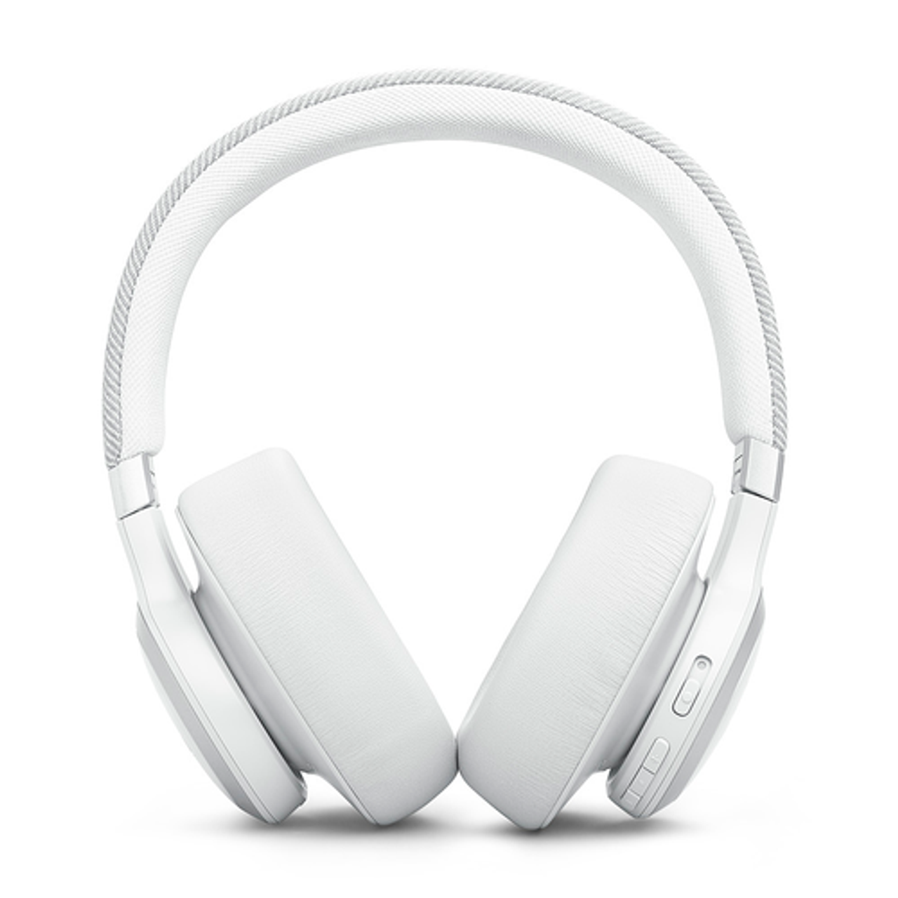 JBL - Wireless Over-Ear Headphones with True Adaptive Noise Cancelling - White