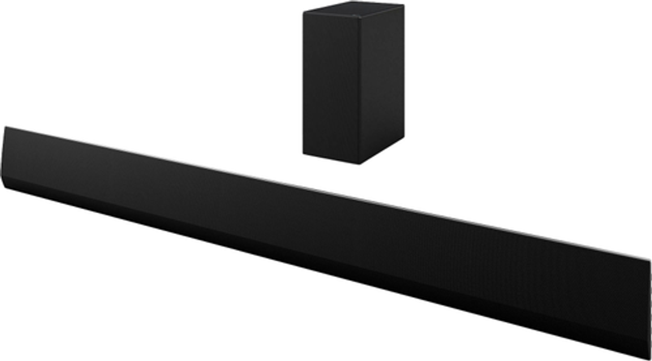 LG - 3.1-Channel Soundbar with Wireless Subwoofer, Dolby Atmos - Black