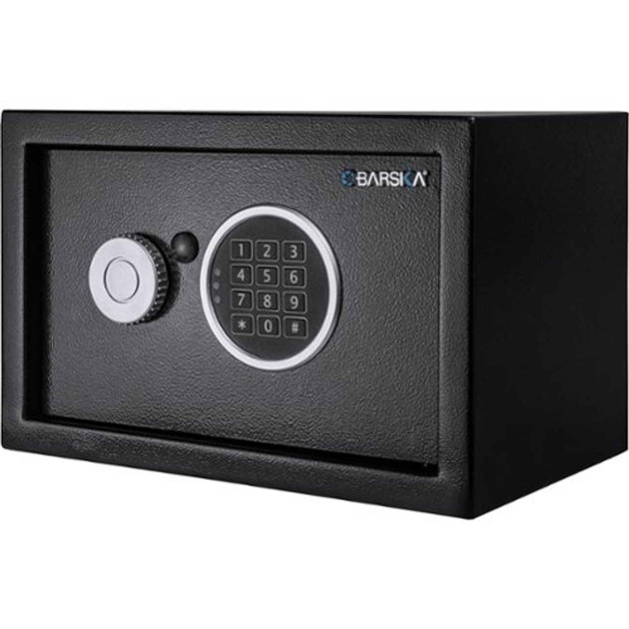 Barska - 0.41 Cu. Ft Compact  Digital Keypad Security Safe - Black