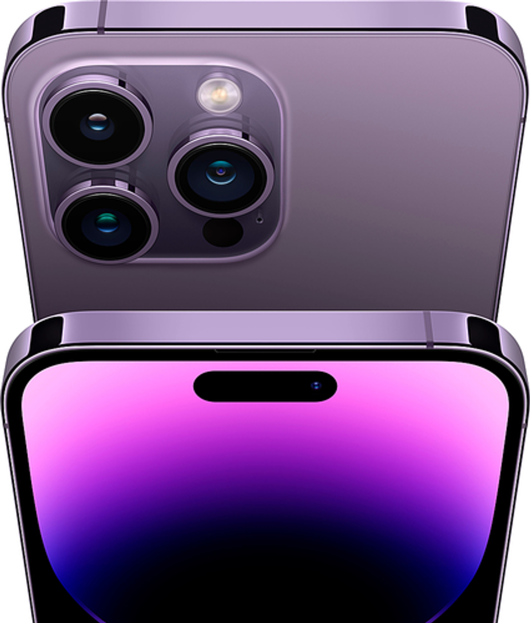 Apple - Geek Squad Certified Refurbished iPhone 14 Pro Max 128GB - Deep Purple (Unlocked)