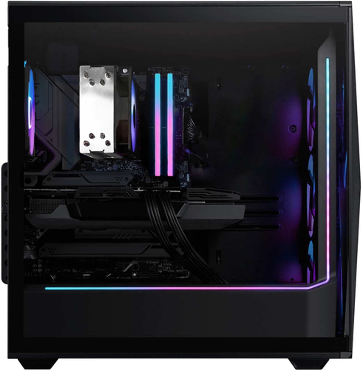 iBUYPOWER Slate 8 MESH Gaming Desktop PC - Intel Core i7 14700F - NVIDIA GeForce RTX 4060 8GB - 32GB DDR5 RAM - 1TB NVMe - Black