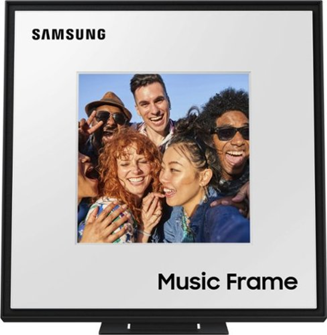 Samsung - Music Frame Dolby ATMOS Smart Speaker - Black