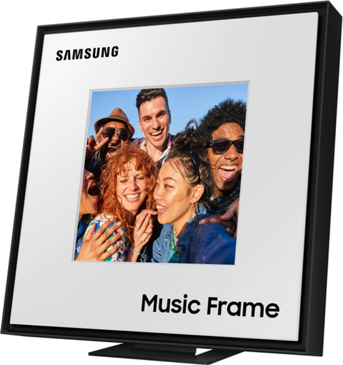 Samsung - Music Frame Dolby ATMOS Smart Speaker - Black