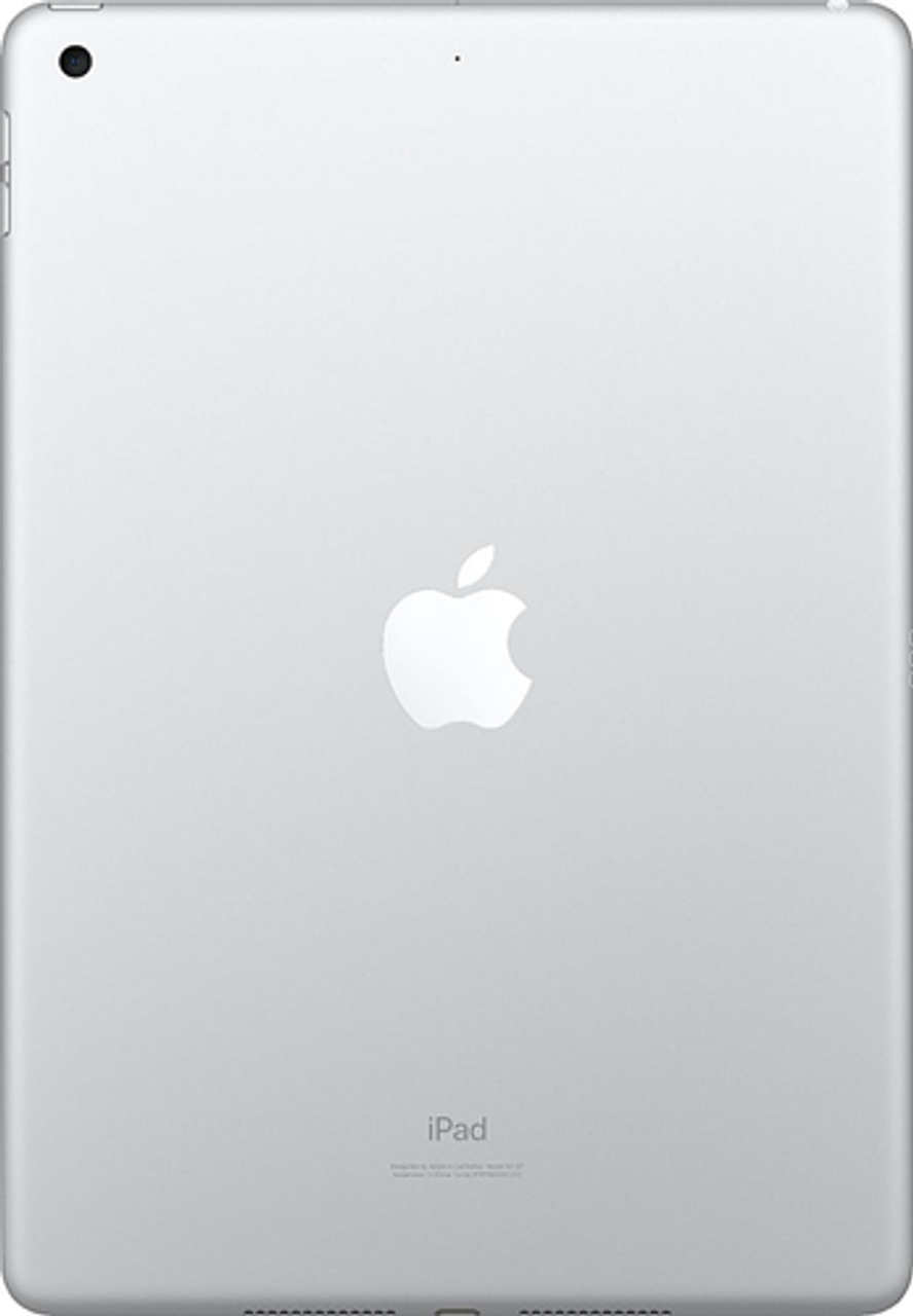 Apple - Geek Squad Certified Refurbished 10.2-Inch iPad -  - (7th Generation) with Wi-Fi - 128GB - Silver