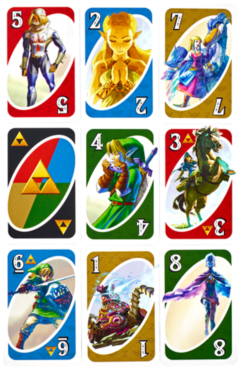 Mattel - UNO The Legend of Zelda Card Game