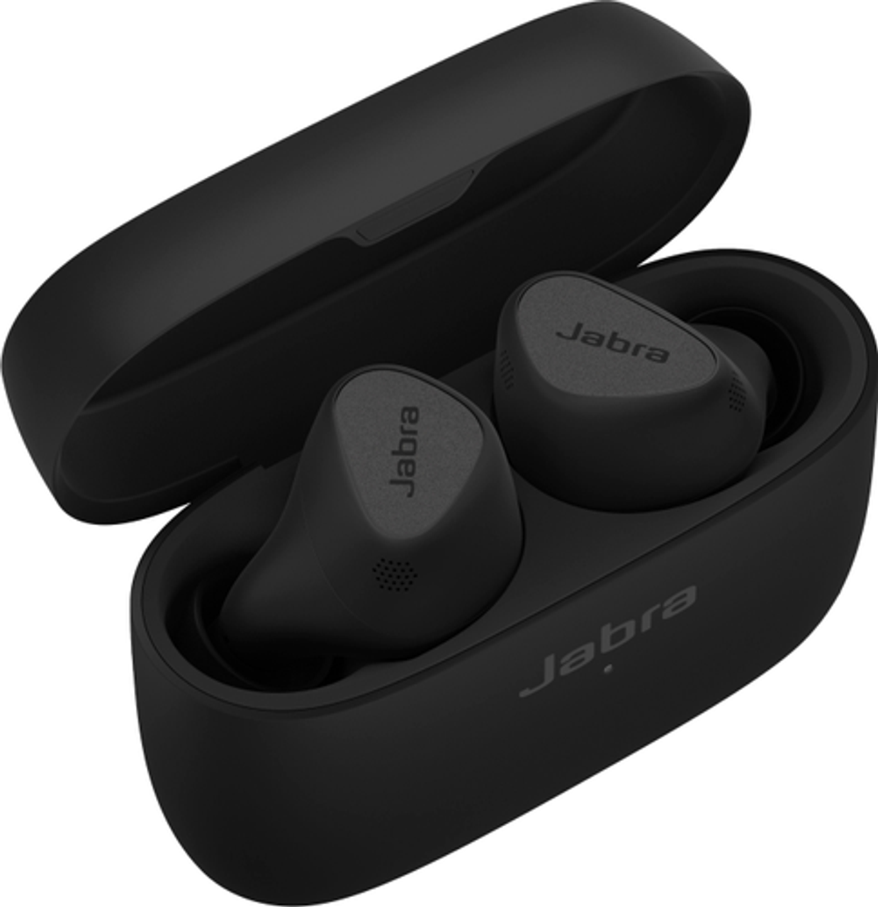 Jabra - Elite 5 True Wireless Hybrid Active Noise Cancelling In-ear Headphones - Titanium Black