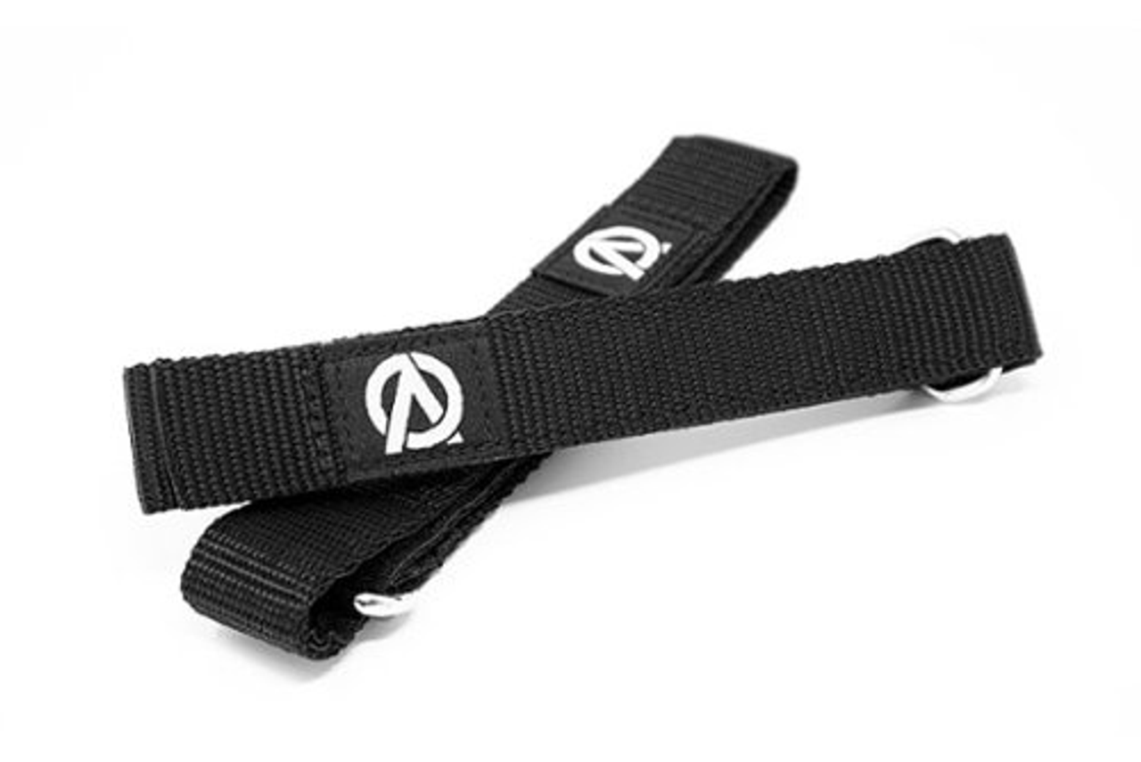 Aviron Hook and Loop Straps - Black