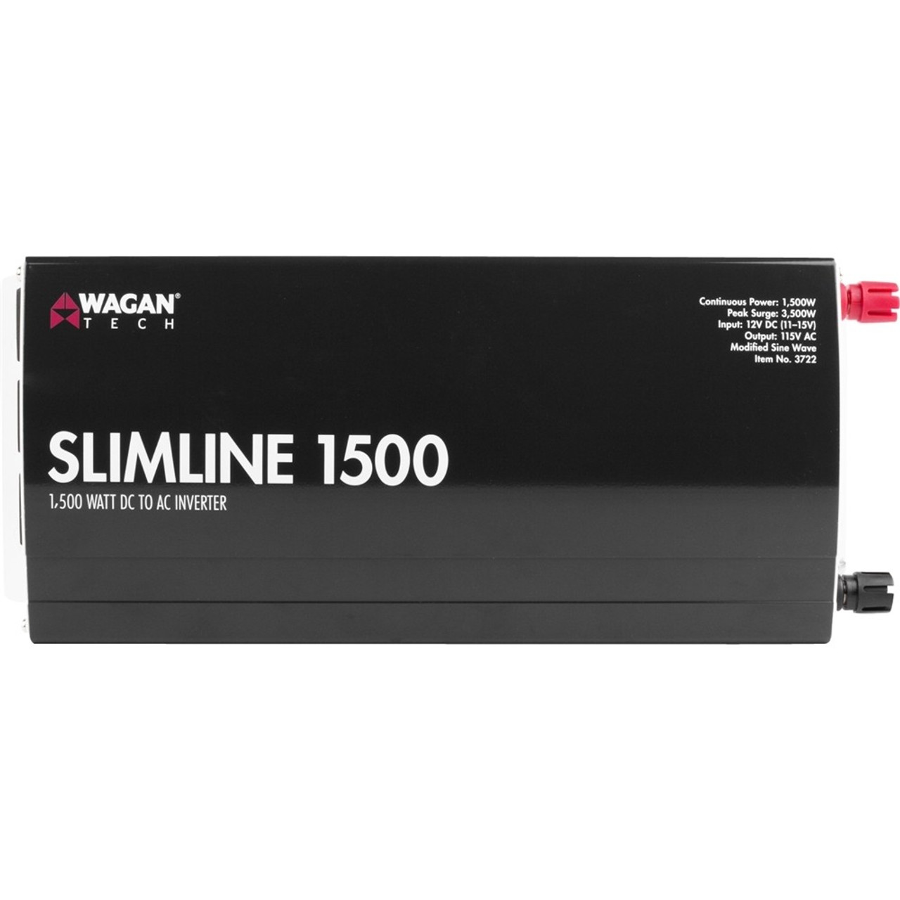 Wagan - Slimline 1500W Power Inverter - Black