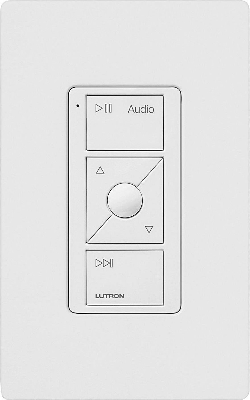 Lutron - Caseta Pico Wireless Control for Audio - White