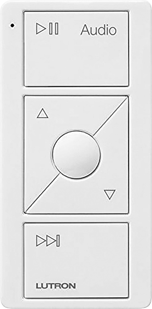 Lutron - Caseta Pico Wireless Control for Audio - White