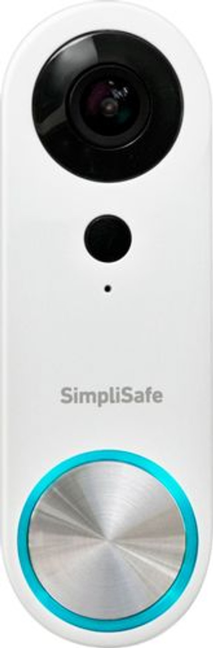 SimpliSafe - Pro Video Doorbell - Wired - White