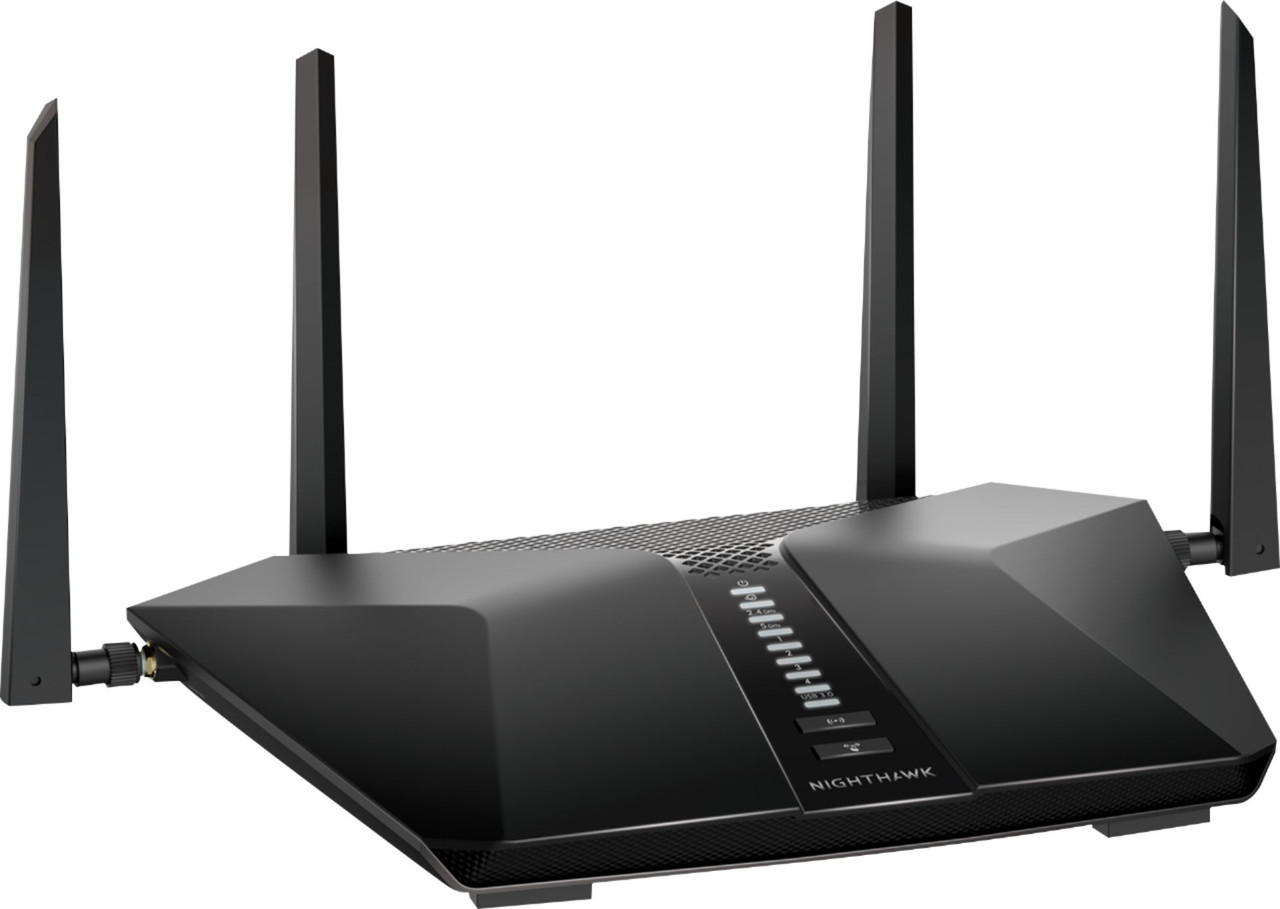 NETGEAR - Nighthawk AX5400 Dual-Band Wi-Fi Router - Black