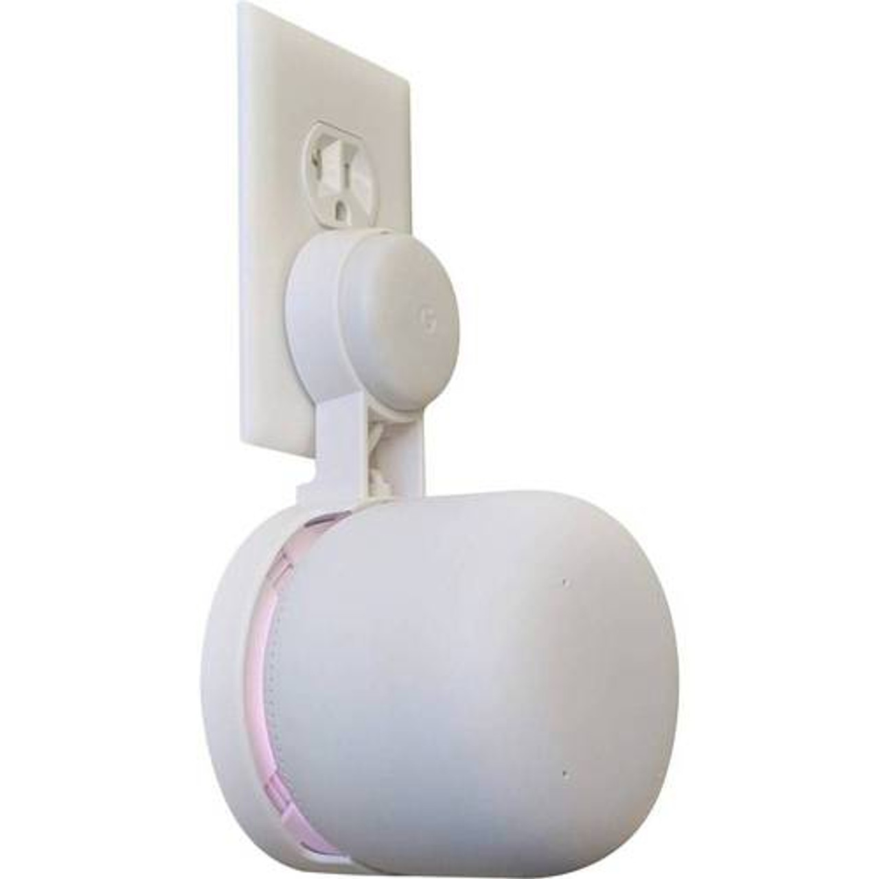 Mount Genie - Point Genie Outlet Mount for Google Nest Wi-Fi Add-On Points - White