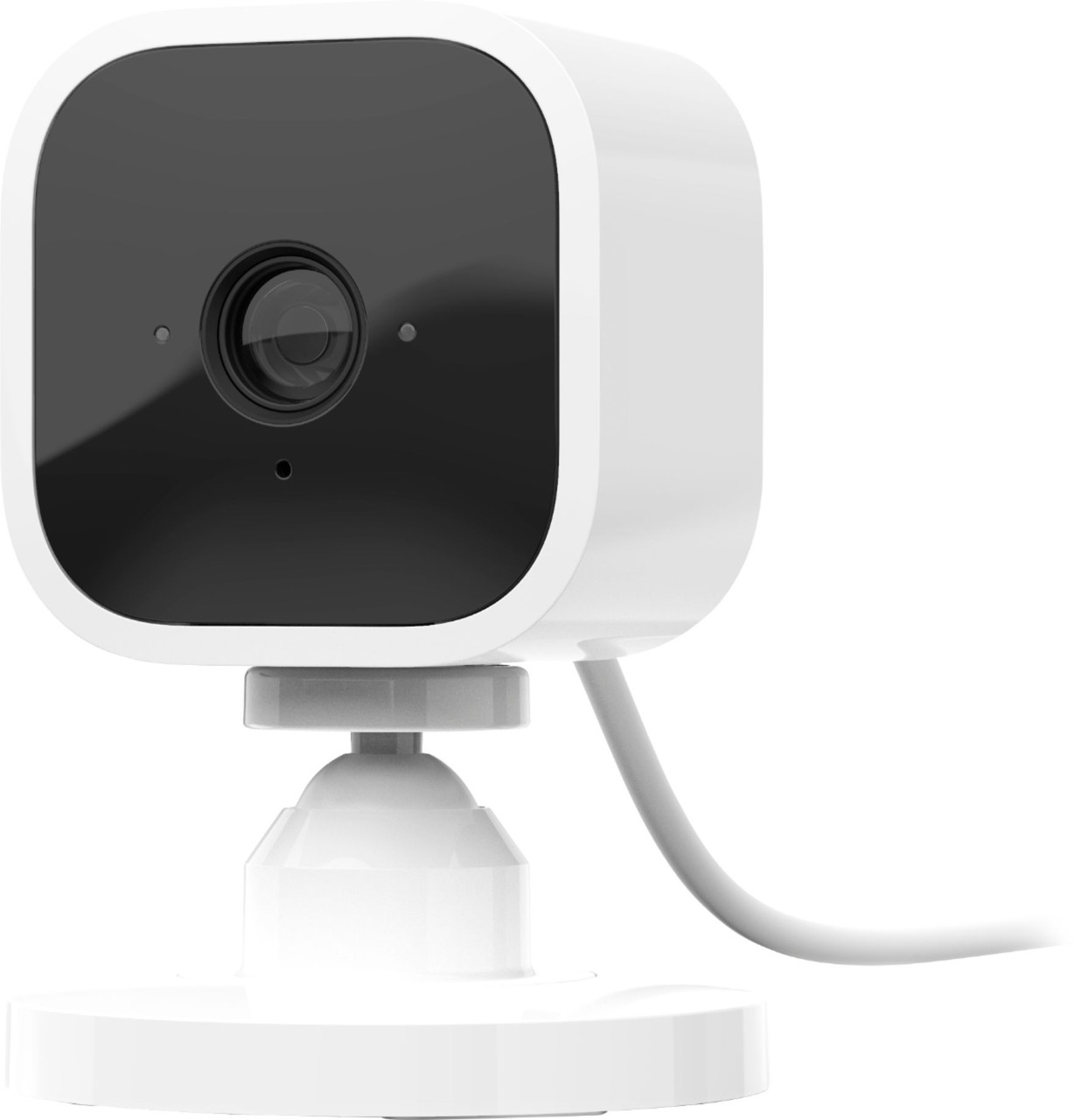 Amazon - Blink Mini Indoor 1080p Wi-Fi Wireless Security Camera - White