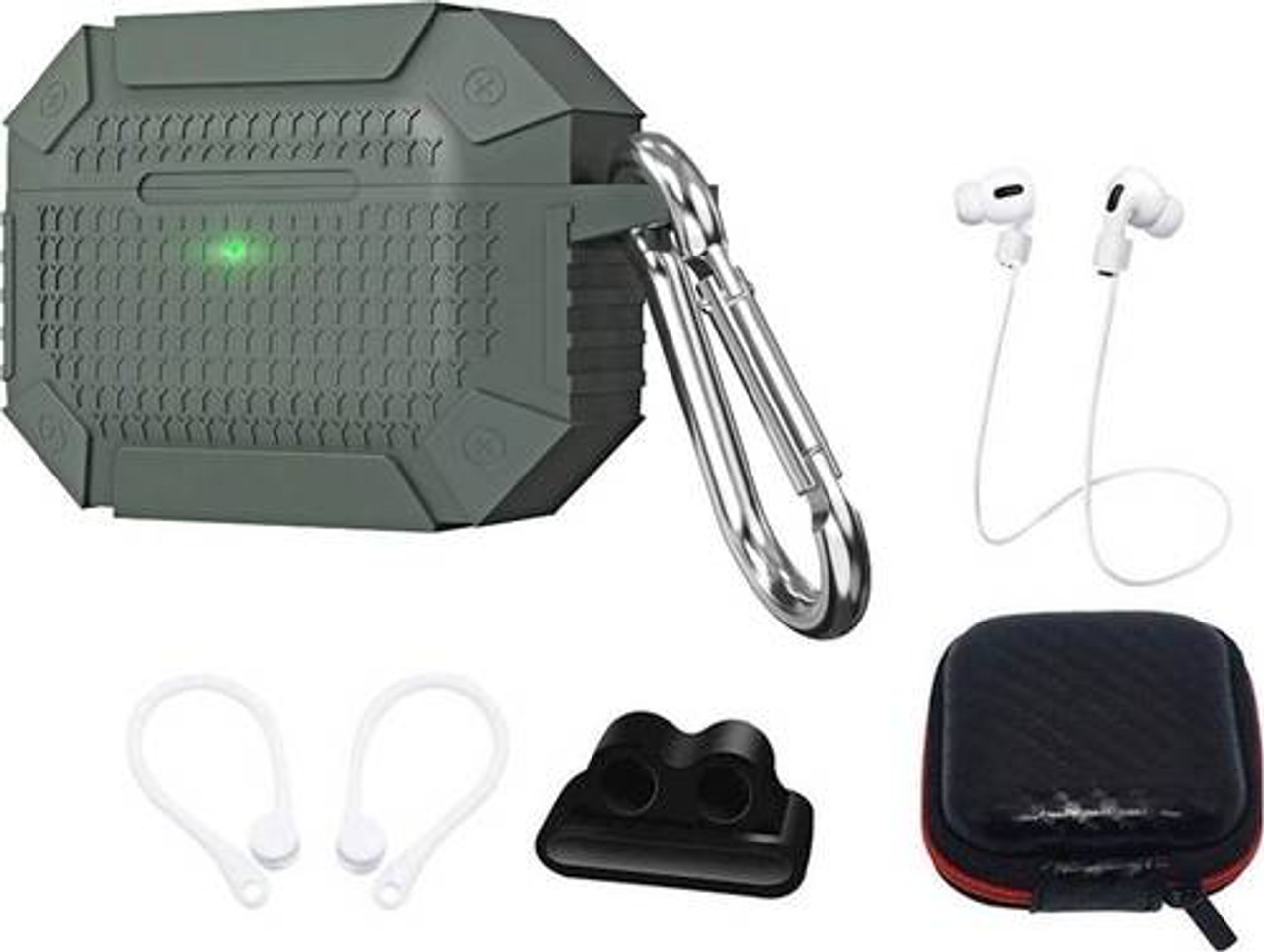 SaharaCase - Case Kit for Apple AirPods Pro - Military Green