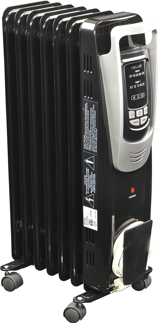 NewAir - Electric Oil Radiator Heater - Black