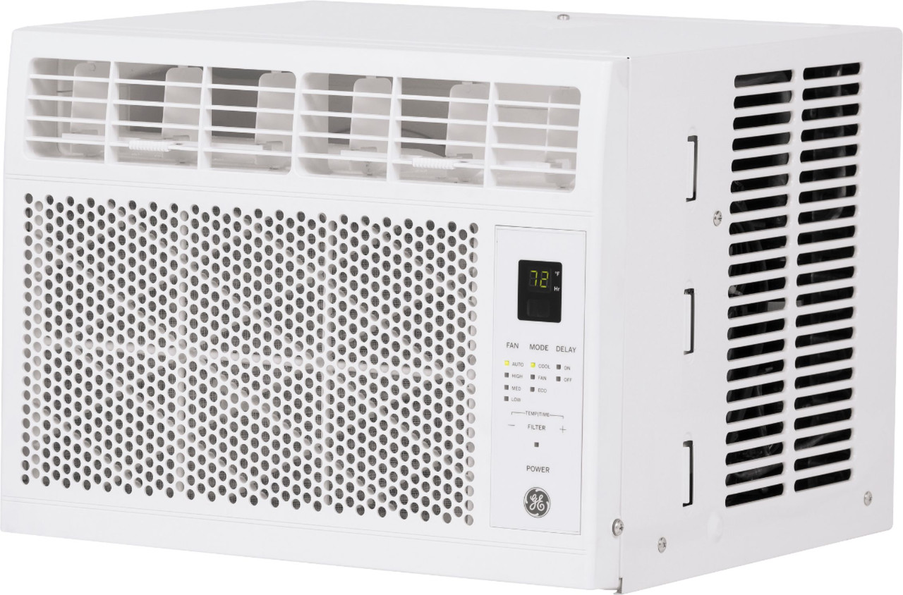 GE - 250 Sq. Ft. 6,000 BTU Window Air Conditioner - White