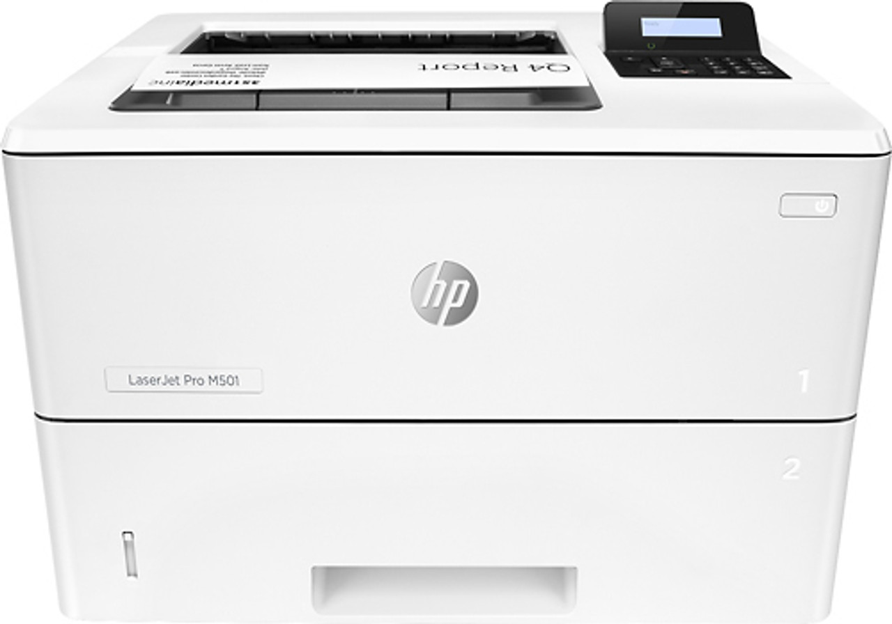 HP - LaserJet Pro M501dn Black-and-White Laser Printer - White