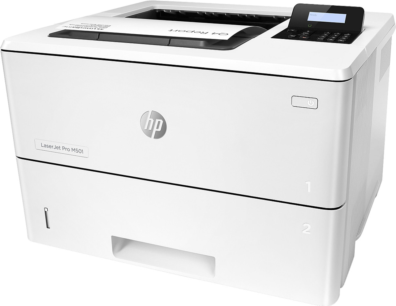 HP - LaserJet Pro M501dn Black-and-White Laser Printer - White