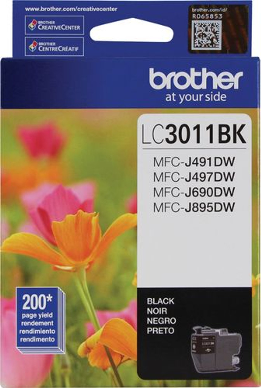 Brother - LC3011BKS Standard-Yield Ink Cartridge - Black