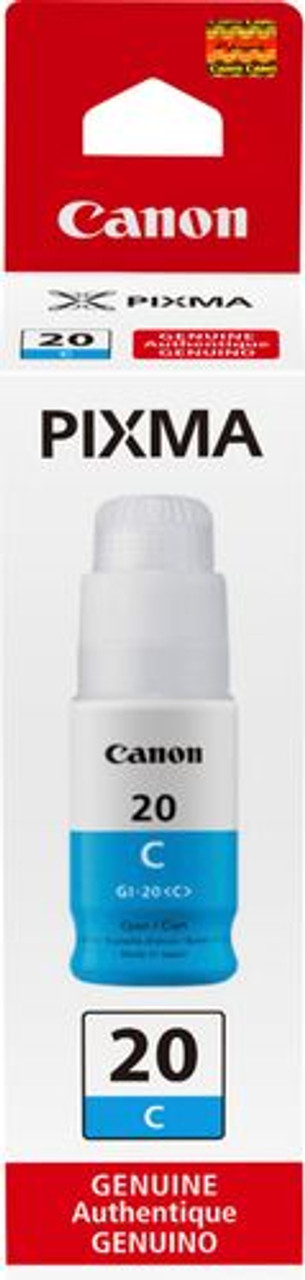 Canon - MegaTank GI-20 Cyan Ink Bottle - Cyan