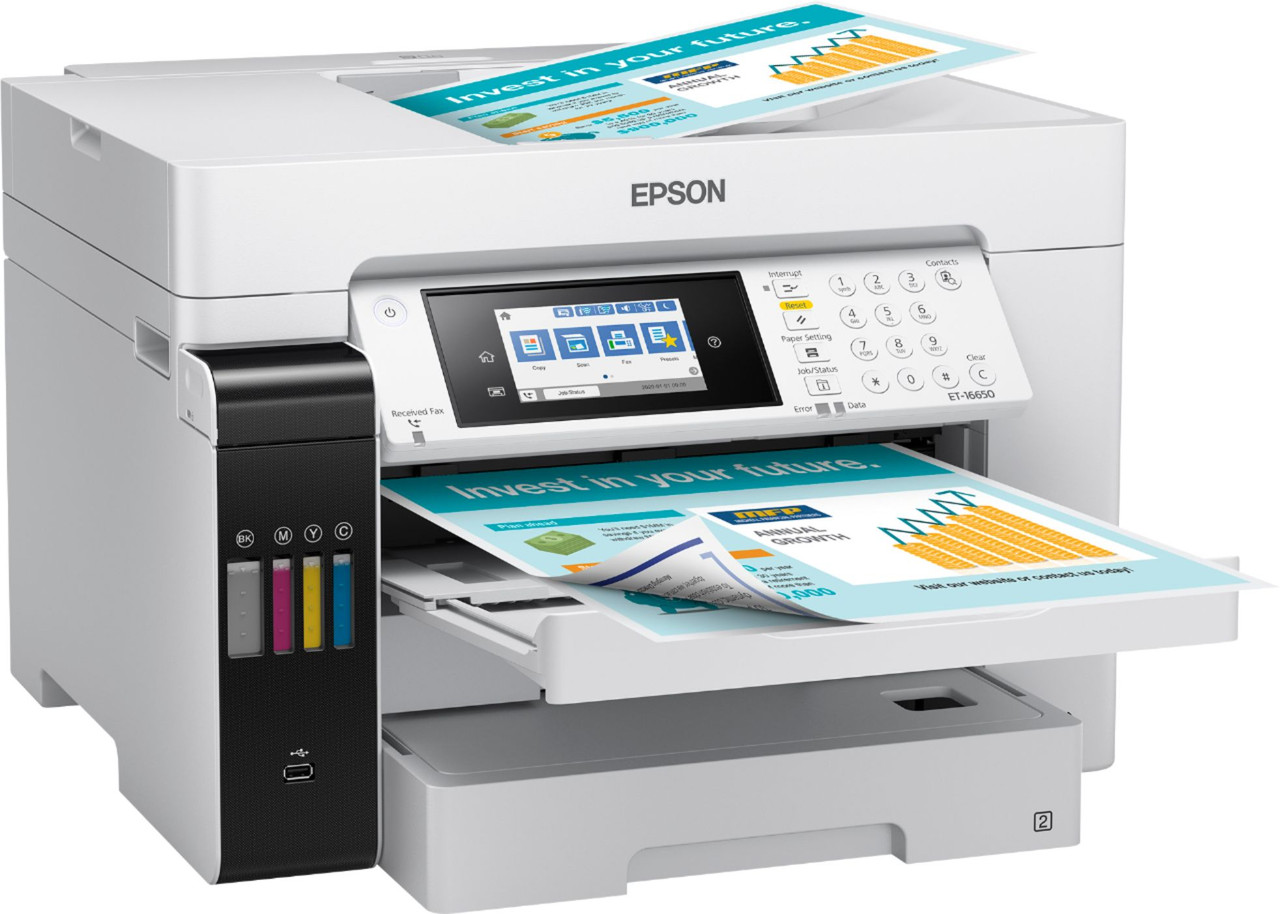 Epson - EcoTank Pro ET-16650 Wireless All-In-One Inkjet Printer