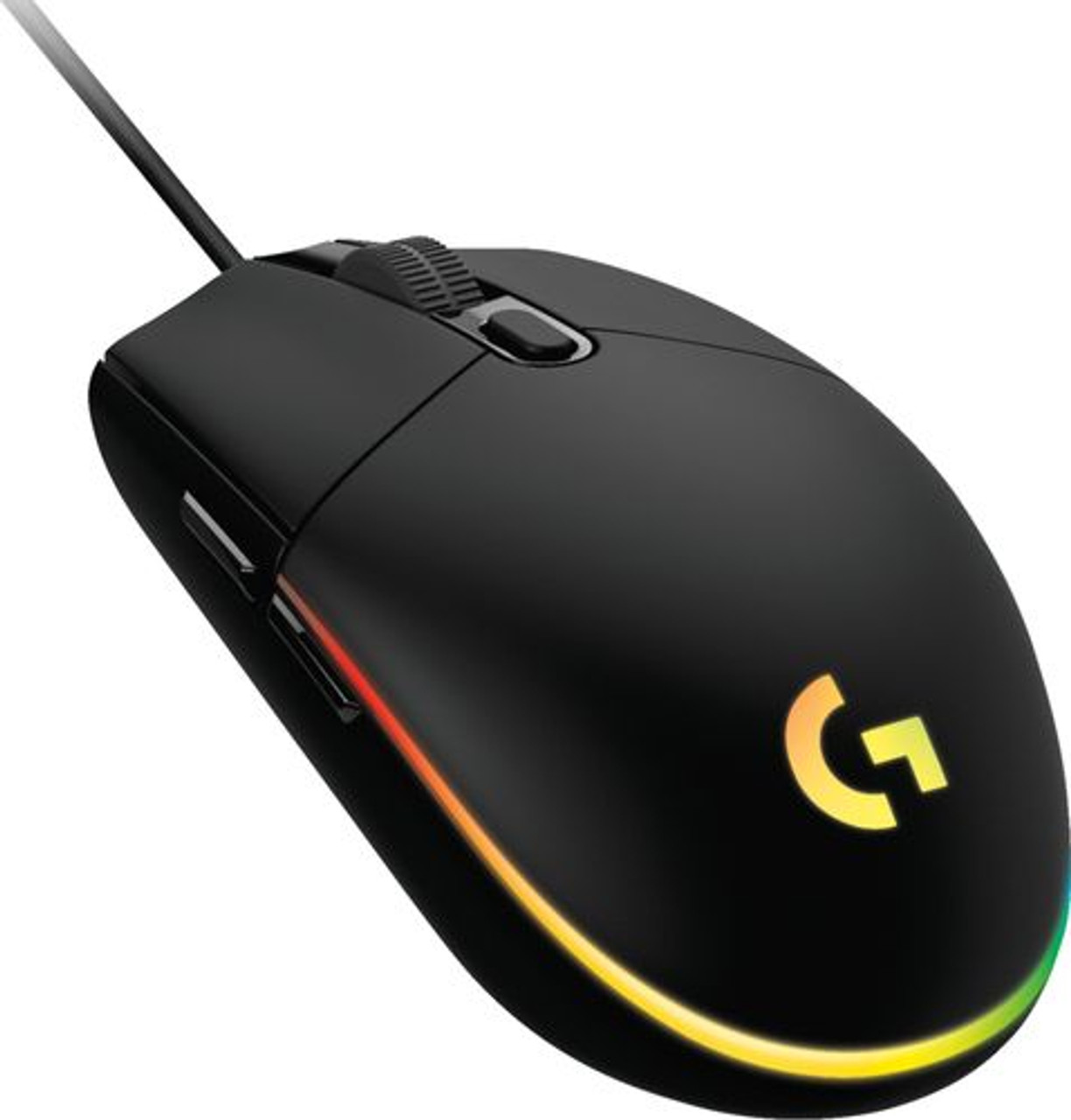 Logitech - G203 LIGHTSYNC Wired Optical Gaming Mouse - Black