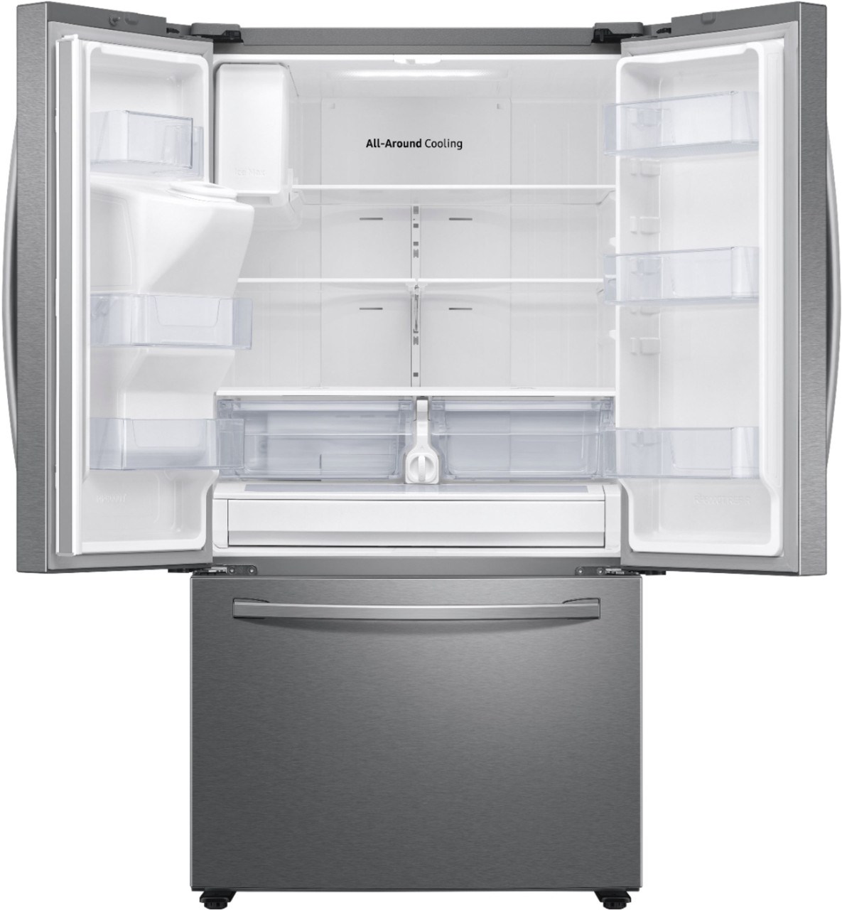 Samsung - 27 Cu. Ft. French Door Refrigerator - Stainless steel