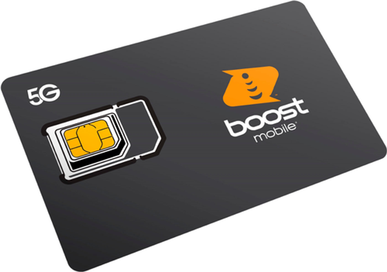 Boost Mobile - Starter SIM Card Kit - Orange