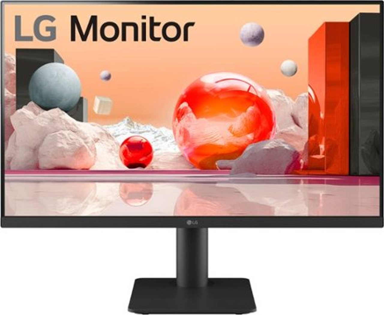 LG - 27" LED FHD 100Hz Monitor - Black