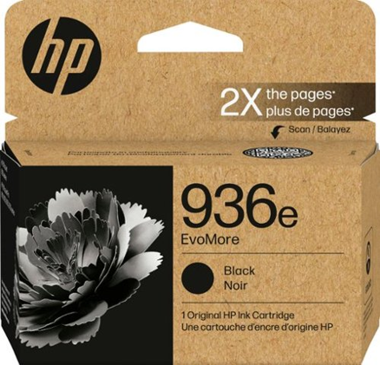 HP - 936e EvoMore Ink Cartridge - Black