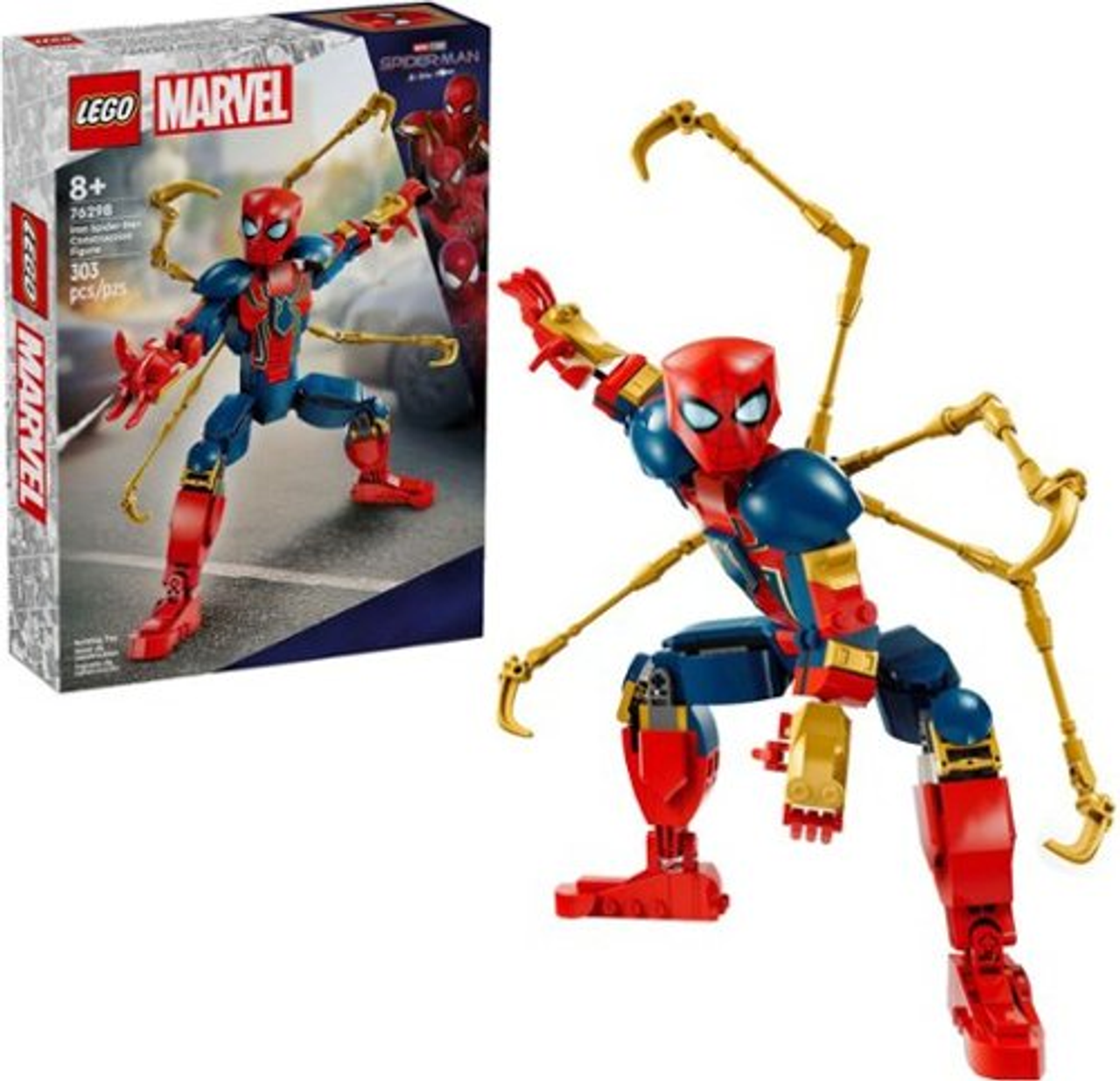 LEGO - Marvel Iron Spider-Man Construction Figure Marvel Toy 76298