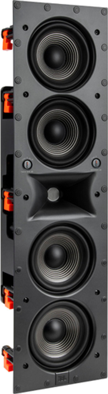 JBL - Studio 6 Quad-5.25" 2-Way In-Wall Speaker - Black