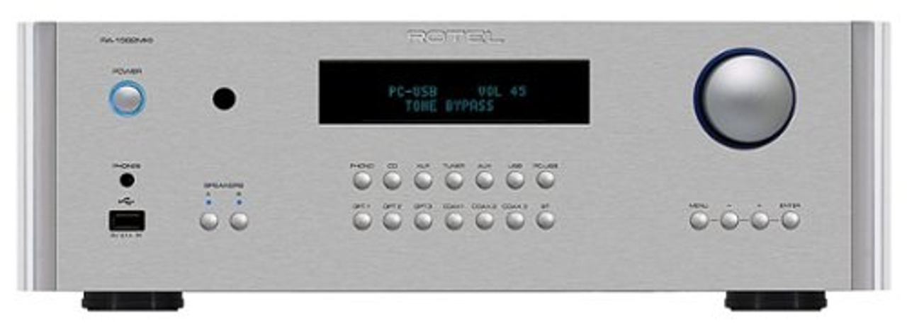 Rotel - RA-1592 MKII 200W 2-Ch Integrated Stereo Amplifier - Silver