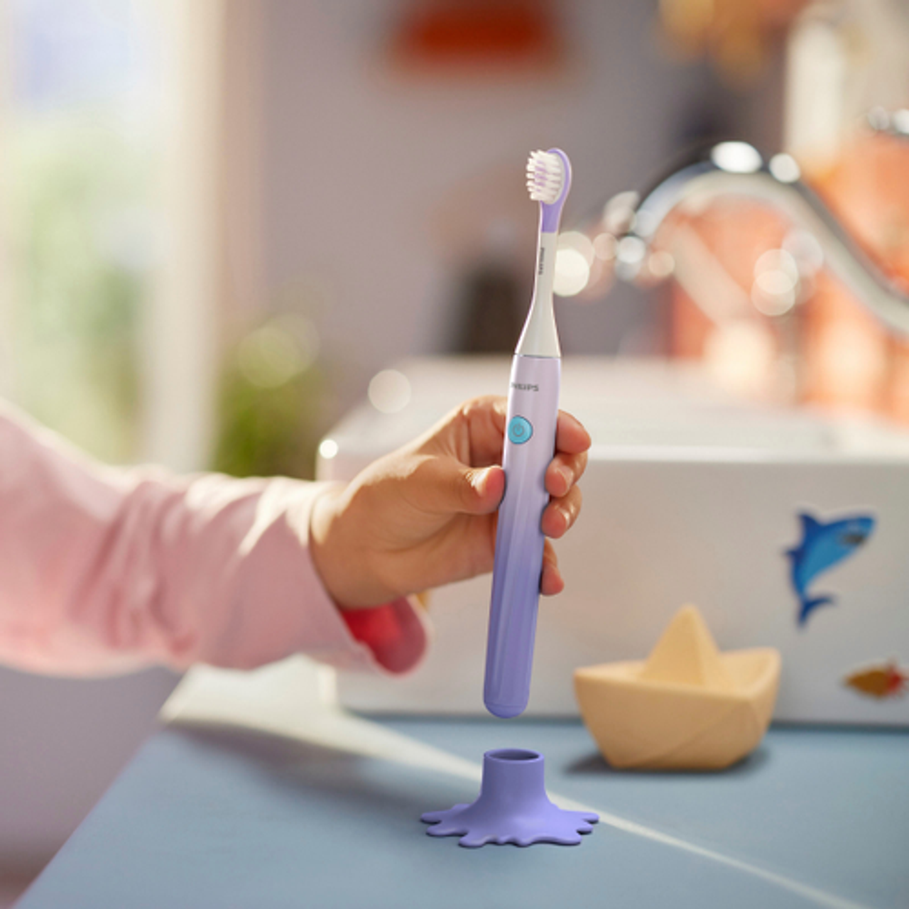 Philips One for Kids Battery Toothbrush - Gradient Purple Fade