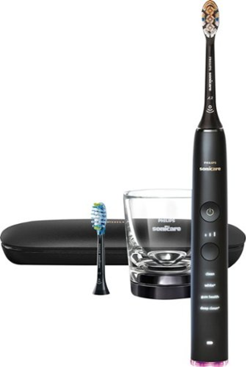 Philips Sonicare DiamondClean Smart Electric, Rechargeable Toothbrush for Complete Oral Care – 9300 Series - Black