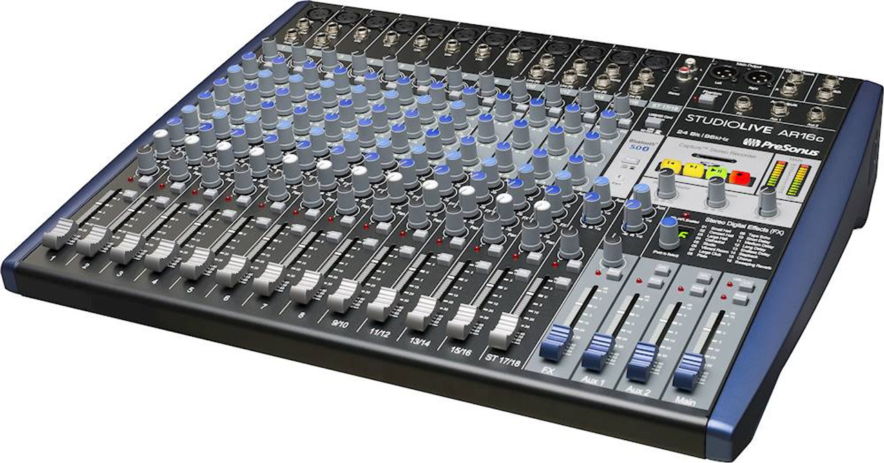 PreSonus - StudioLive ARc-Series 18-Channel Analog Mixer - Blue/Black/Gray