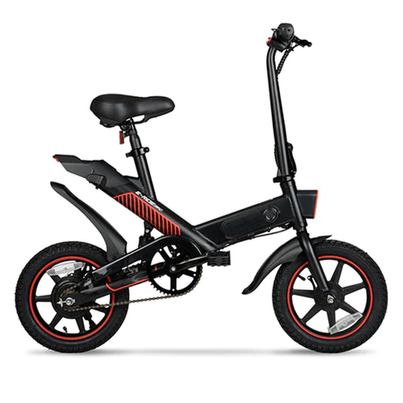 Hyper Bicycles 14" 36V Foldable Compact Electric Bike w/Throttle, 350W Motor, Recommended Ages 14 years and up - Black