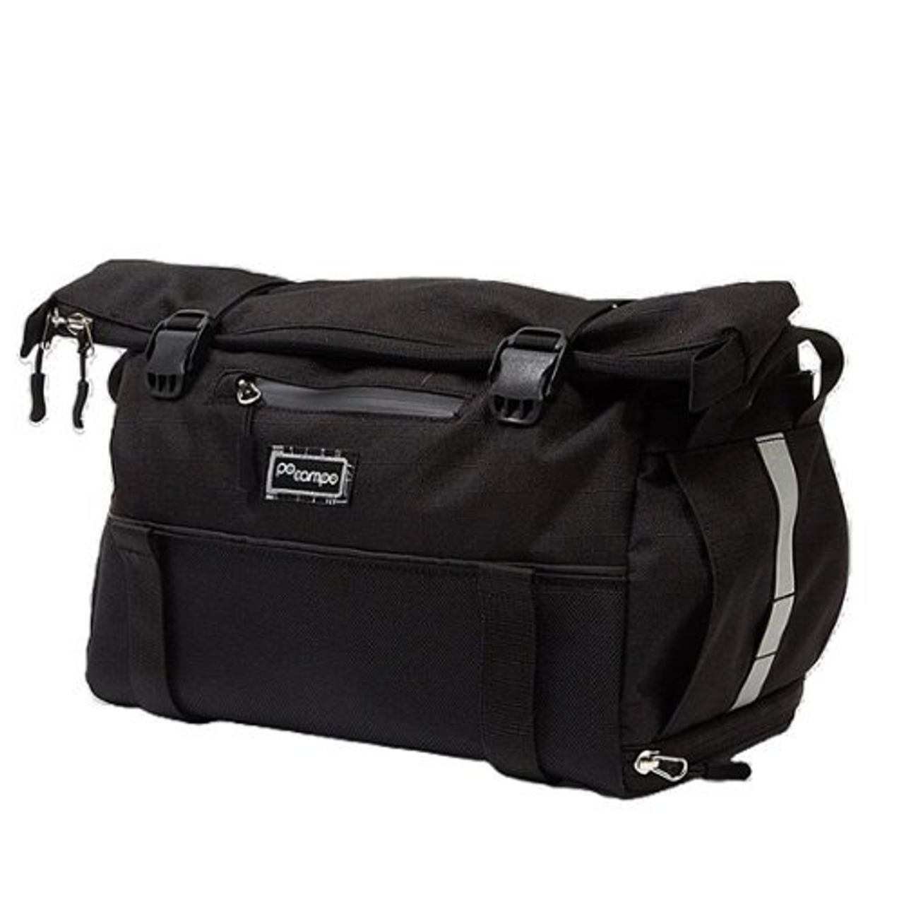 Po Campo - Vernon Bike Trunk Bag - Black Ripstop