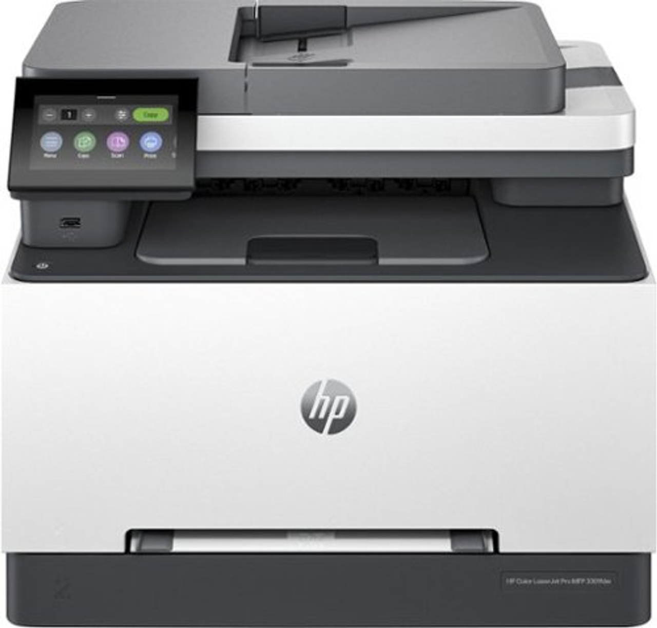 HP - LaserJet Pro MFP 3301fdw Wireless Color All-in-One Laser Printer - White & Slate