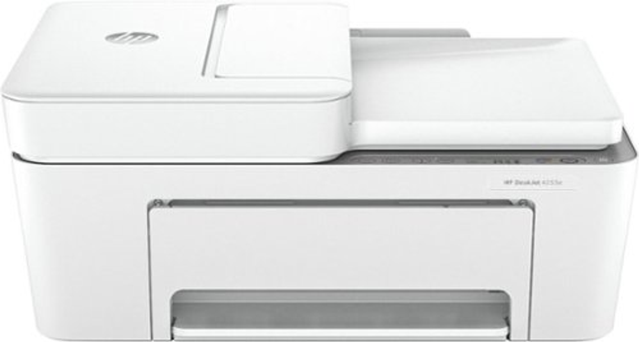 HP - DeskJet 4255e Wireless All-In-One Inkjet Printer with 3 Months of Instant Ink Included with HP+ - White