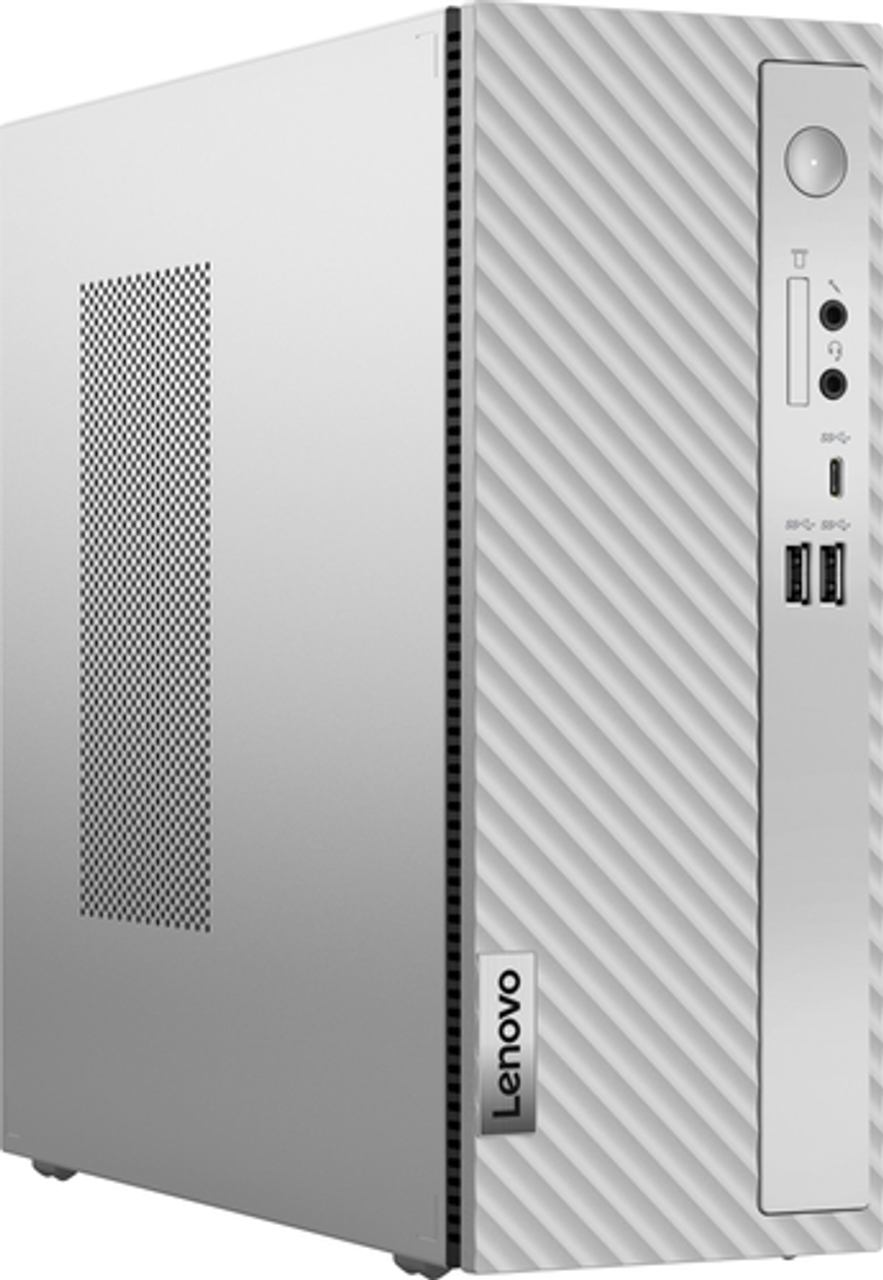 Lenovo - IdeaCentre 3 Desktop - Intel Processor 300 - 8GB Memory - 256GB SSD - Cloud Grey