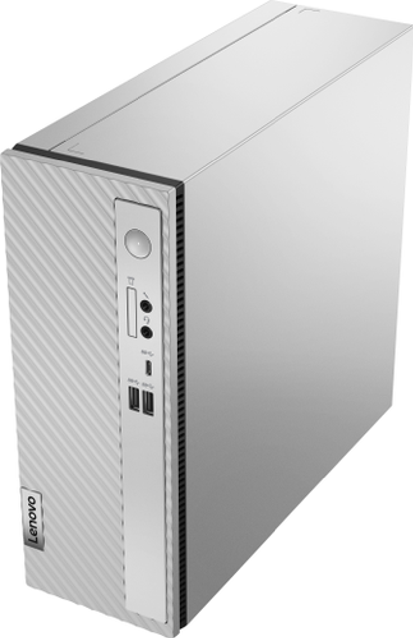 Lenovo - IdeaCentre 3 Desktop - Intel Processor 300 - 8GB Memory - 256GB SSD - Cloud Grey