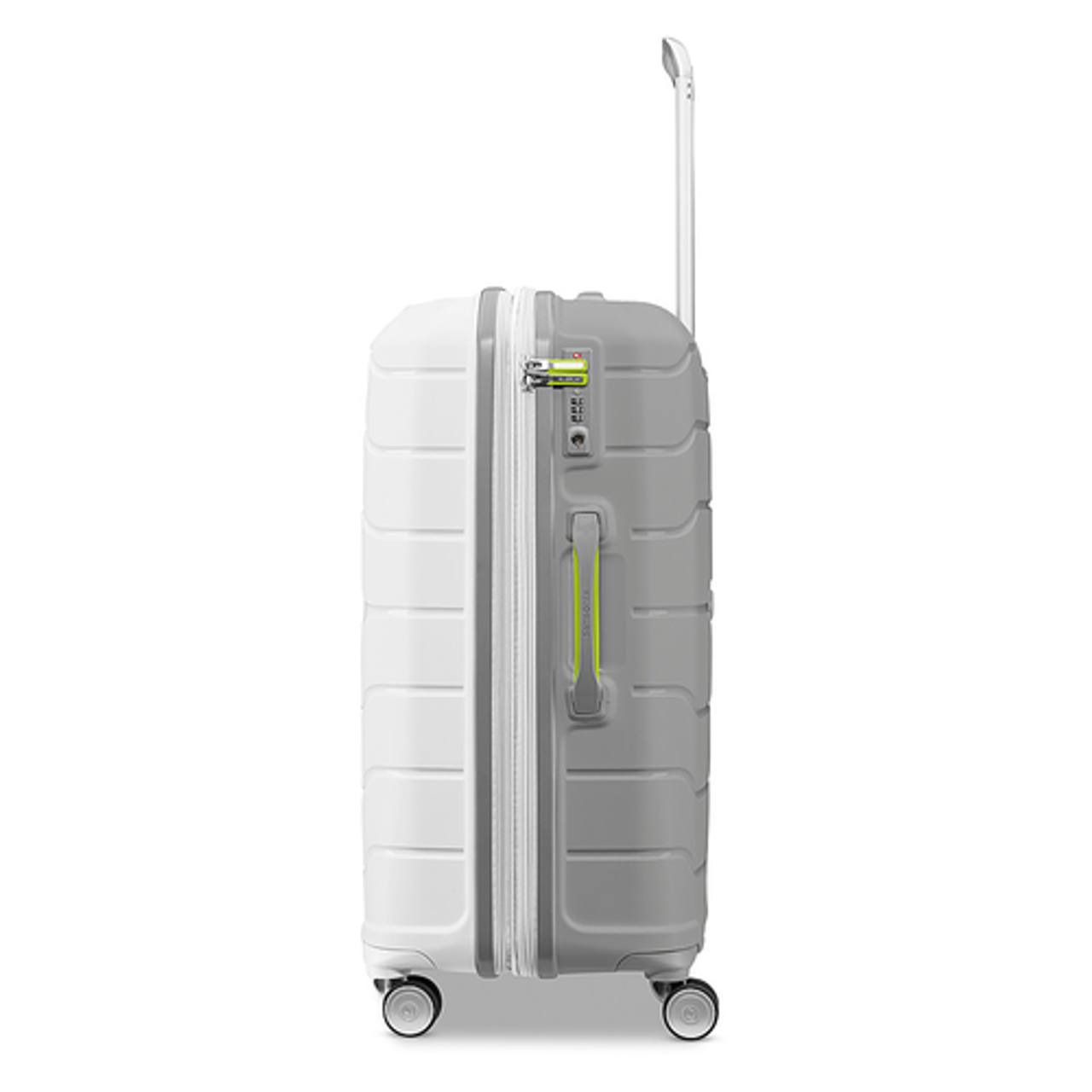 Samsonite - Freeform 24" Expandable Spinner Suitcase - White/Grey