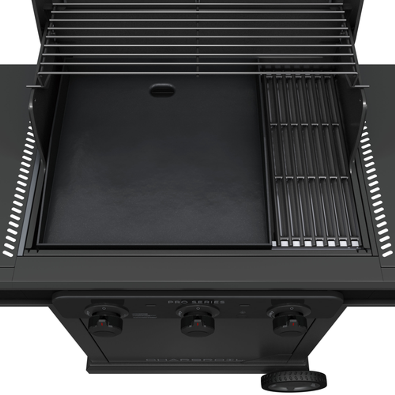 Char-Broil - Pro Series with Amplifire™ Infrared Technology 3-Burner Propane Gas Grill Cabinet, 463365124 - Black