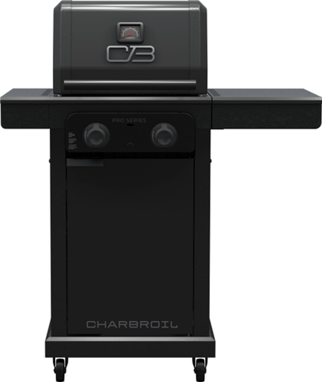 Char-Broil - Pro Series with Amplifire™ Infrared Technology 2-Burner Propane Gas Grill Cabinet, 463676724 - Black