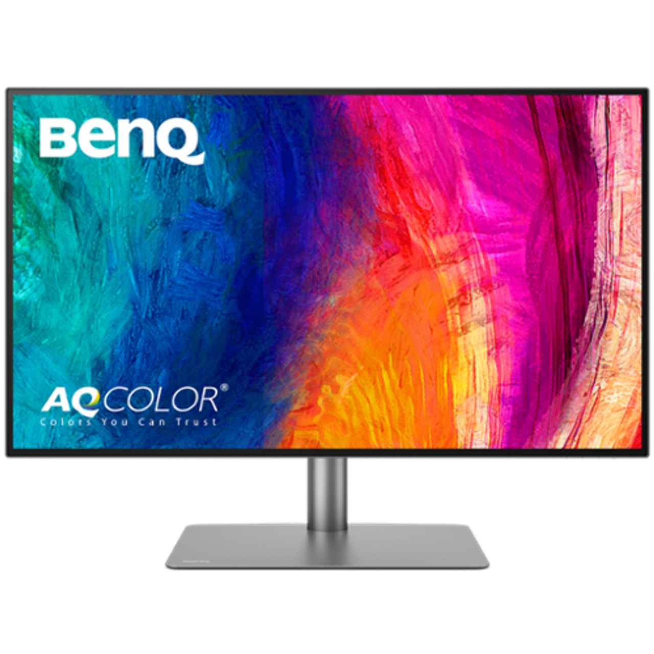 BenQ - AQCOLOR PD3225U 31.5" IPS Black LED 4K P3 Mac Compatible Monitor (HDMI/DP/Thunderbolt 3 85W) - Metallic gray