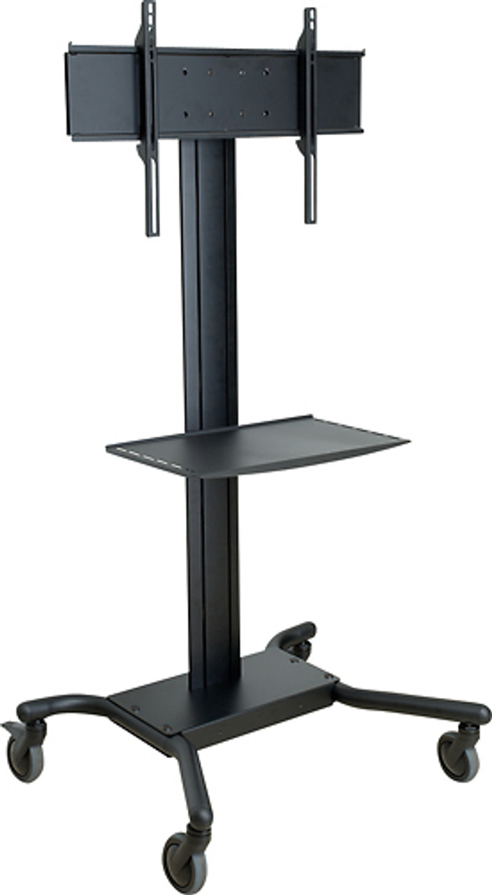 Peerless-AV - SmartMount TV Cart for Most 32" - 65" Flat-Panel TVs - Black